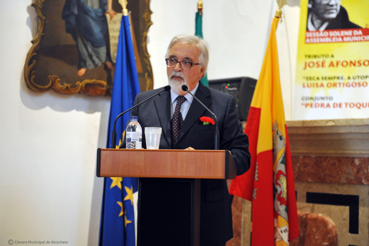 Intervenção do presidente da assembleia municipal, Fernando Leiria