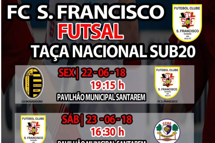 Clube de São Francisco disputa Taça Nacional de Sub20 em futsal