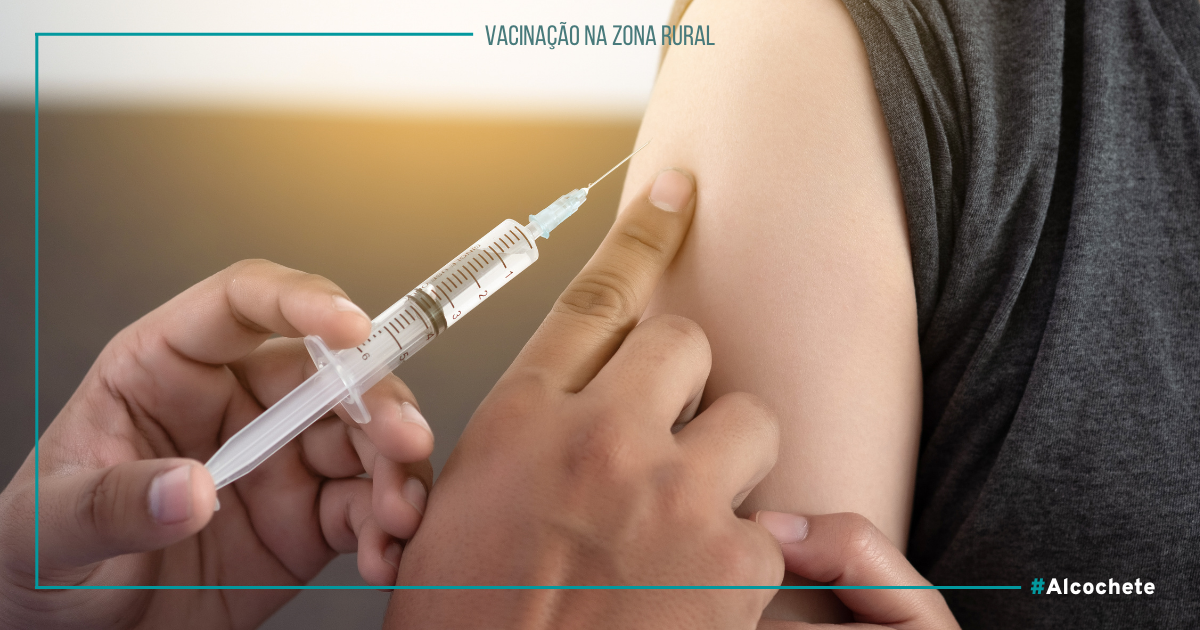 Campanha de vacinação contra a gripe na zona rural