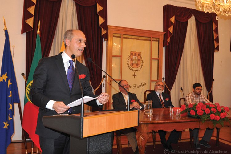 Intervenção do presidente da câmara municipal, Luís Miguel Franco.