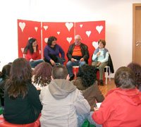 Biblioteca comemora Dia de São Valentim com crianças e jovens