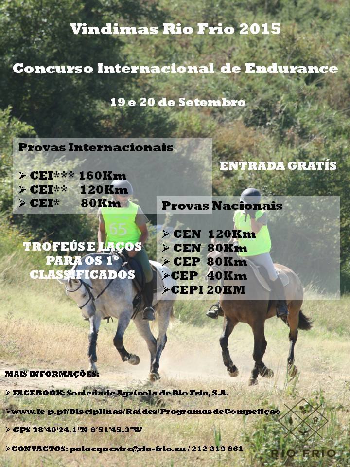 Rio Frio organiza Internacional de Endurance