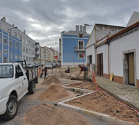 Requalificação dos espaços públicos prossegue na vila de Samouco