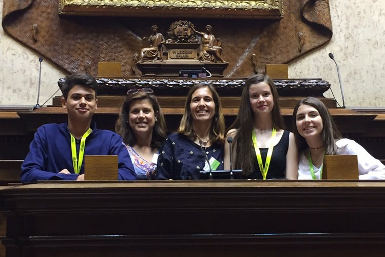 Reportagem “Parlamento dos Jovens” por Beatriz Oliveira
