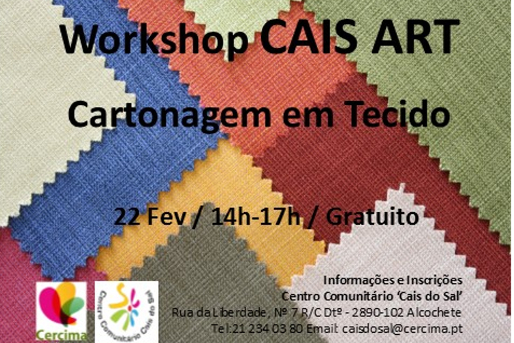 Cais do Sal promove workshop de cartonagem em tecido
