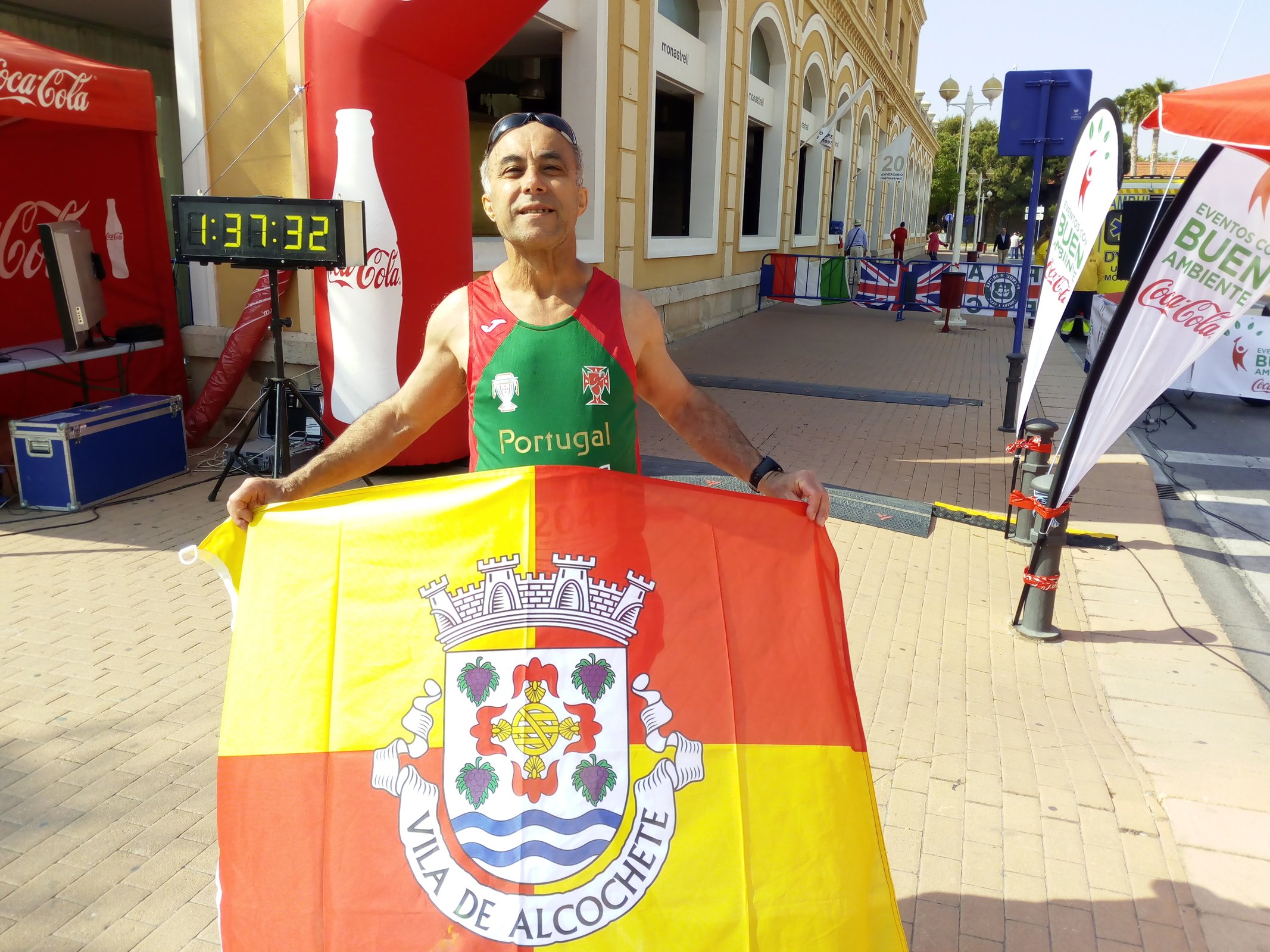 Francisco Mimoso em 8.º lugar no campeonato do mundo de marcha atlética