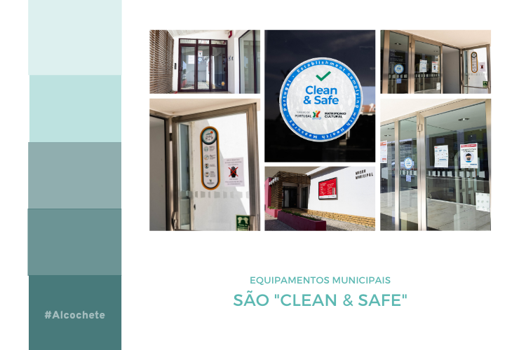 Equipamentos Culturais com o selo "Clean & Safe" do Turismo de Portugal