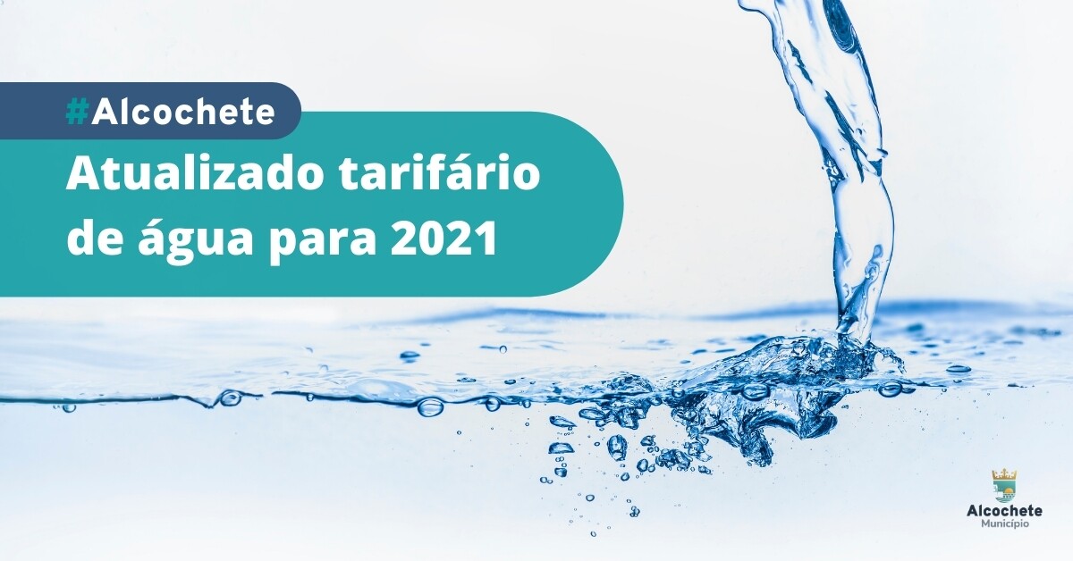 Atualizado tarifário de água para 2021