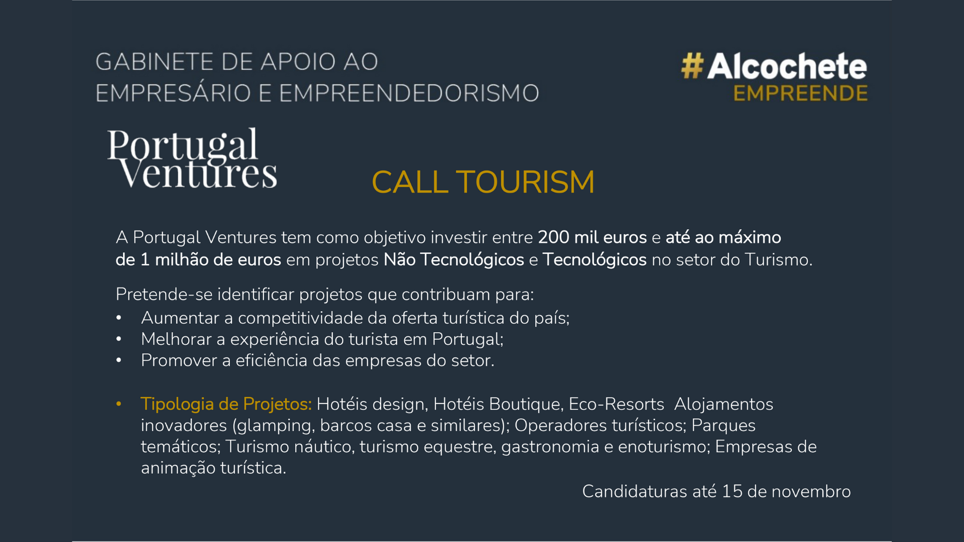 Call Tourism | Portugal Ventures