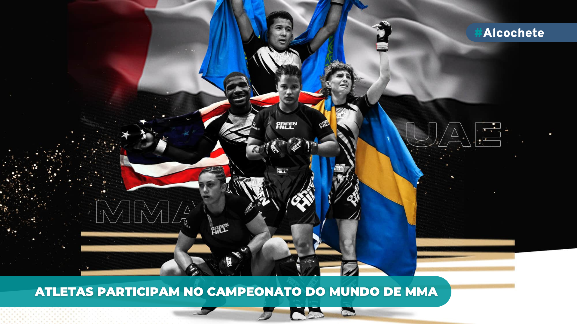 Atletas participam em campeonato do mundo de MMA