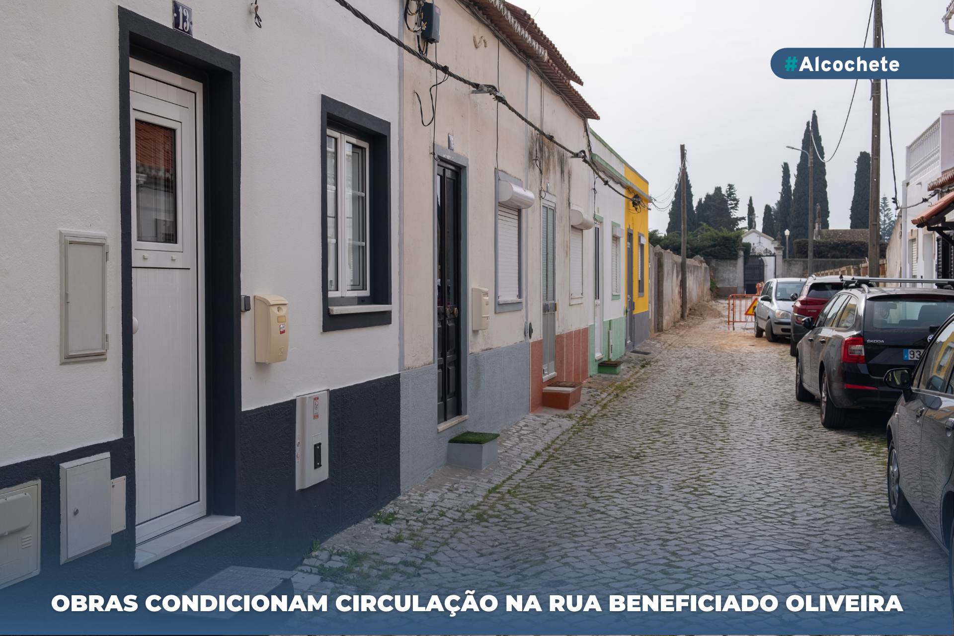 Obras condicionam circulação na rua Beneficiado Oliveira
