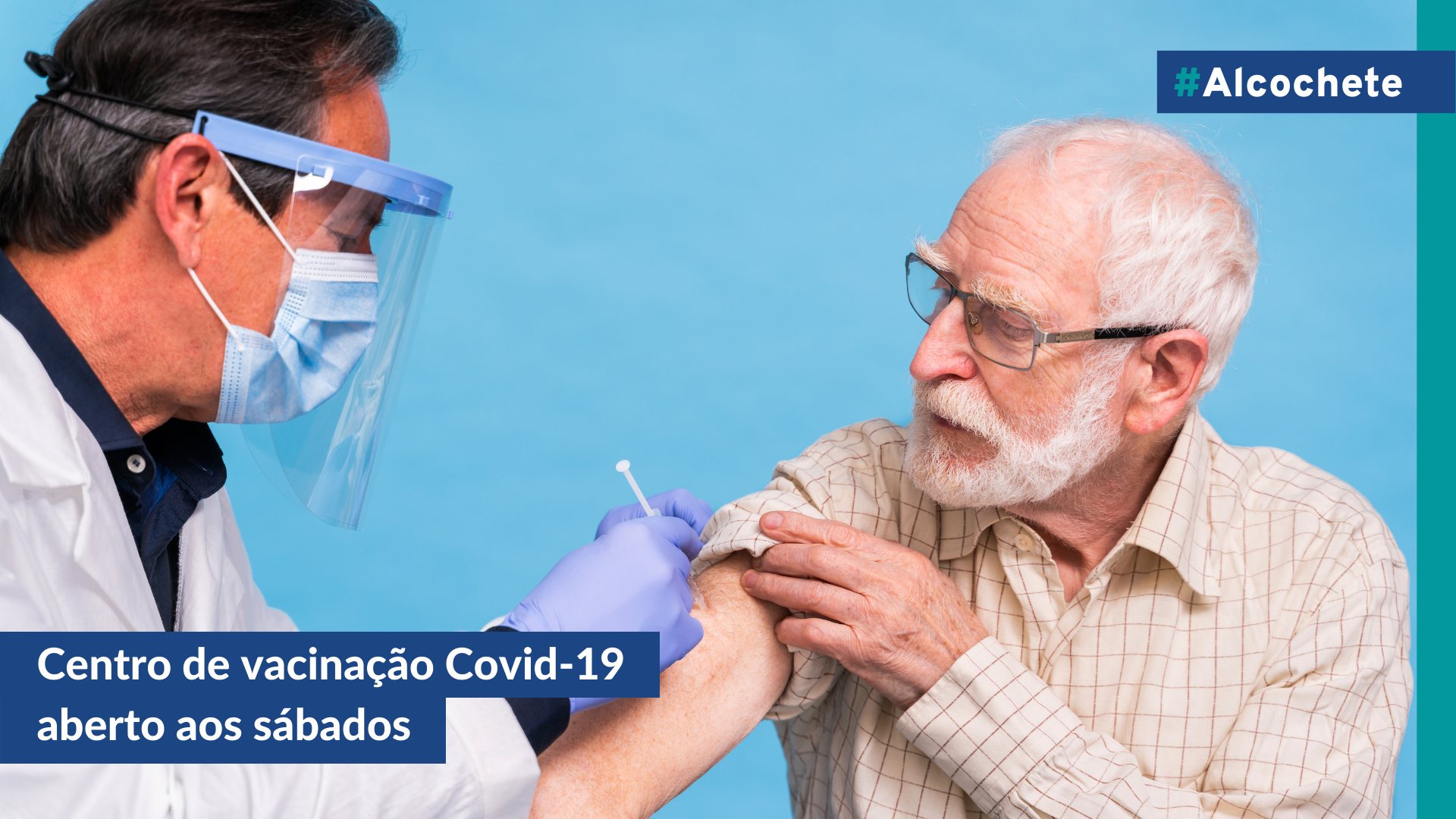 Centro de vacinação Covid-19 aberto aos sábados