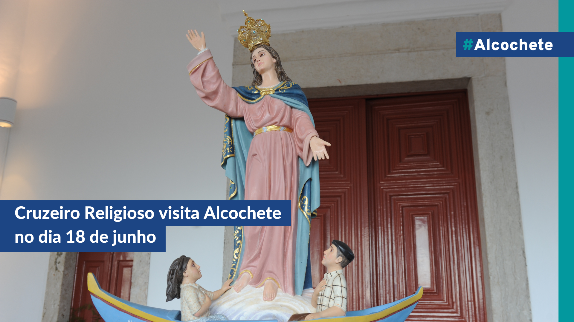 Cruzeiro Religioso visita Alcochete no dia 18 de junho