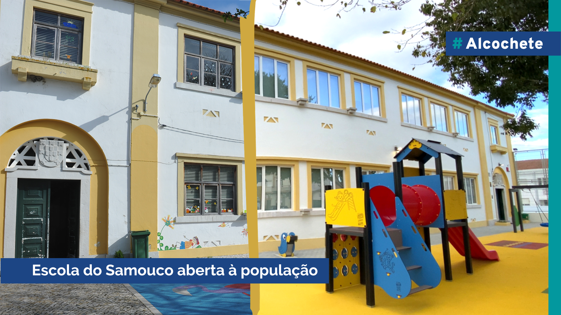 Escola do Samouco aberta à população