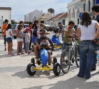 Transportes alternativos estiveram em destaque no Largo de São João