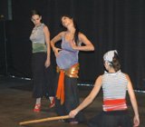 Sandra Sequeira, Sara do Vale e Cláudia Sequeira foram as protagonistas desta performance