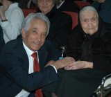 António Almeirim ao lado de Inácia Maria de Carvalho